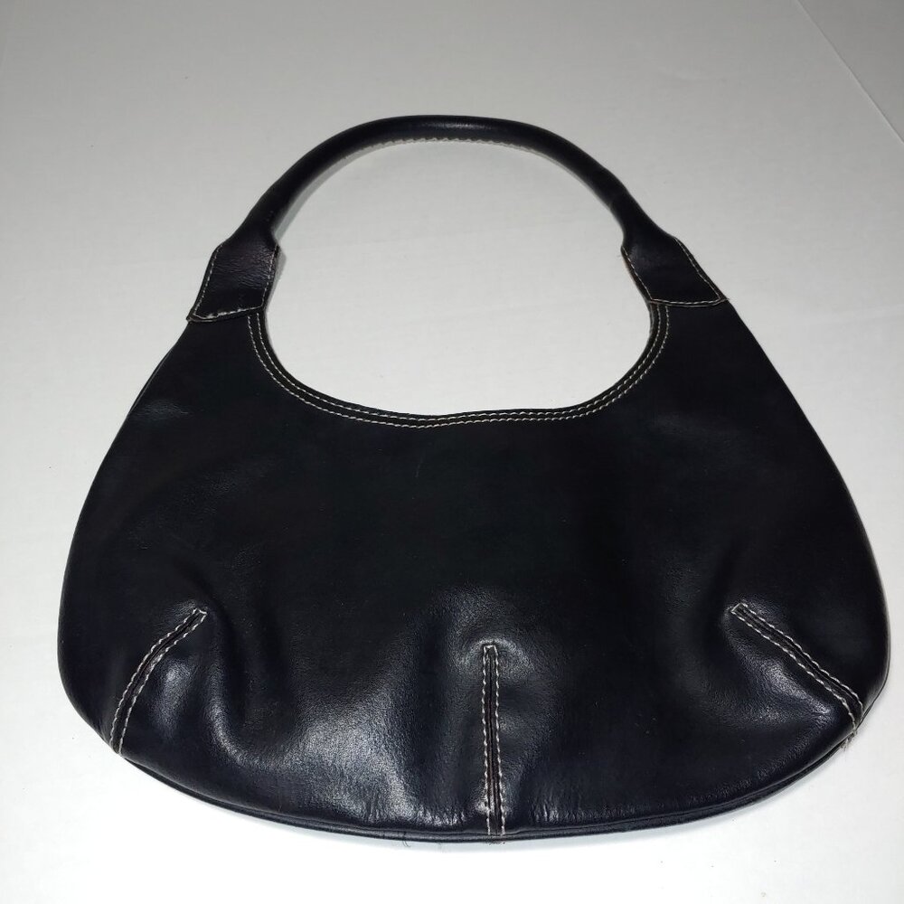 Nine West Genuine Leather Small Shoulder Bag Black